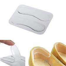 1Pair Protective Silicone Gel Heel Cushion Insole Foot Care Shoe Insert Pad BF2U, €0.99 - 1