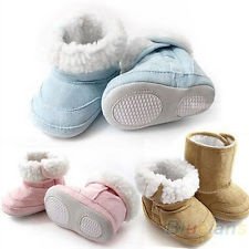 3 Colors Fashion Toddler Baby Boy Girl Shoes Winter Snow Boots 6-24 Months BF3U, €5.52 - 1