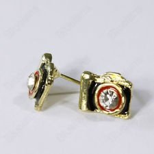 Charismatic Vintage Diamante Antique Camera Earring Fashion Earrings Clearance, €0.99 - 1