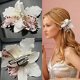 Wedding Bridal Flower Orchid Leopard Print Hair Clip Barrette Hair Dress BF4U, €0.99 - 1 - Thumbnail