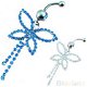 Steel Rhinestone Butterfly Navel Belly Button Bar Ring Body Piercing Jewelry BF4, €0.99 - 1 - Thumbnail