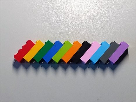 Een sleutelhanger Lego blokje (2x4 noppen) met je naam! - 3