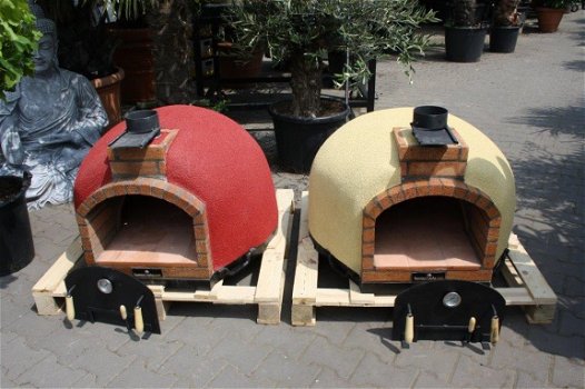 Bakoven/tuinoven houtgestookte Spaanse pizzaoven70/90 - 7