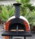 Luxe houtgestookte pizzaoven/ tuinoven/ bakoven AMALFI red brick - 3 - Thumbnail