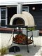 Luxe houtgestookte pizzaoven/ tuinoven/ bakoven AMALFI red brick - 6 - Thumbnail