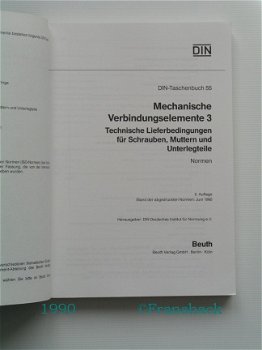 [1990] DIN-Taschenbuch 55, Mech.Verbindungselemente 3, Beuth - 2
