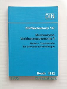 [1992] DIN-Taschenbuch 140, Mech.Verbindungselemente 4, Beuth