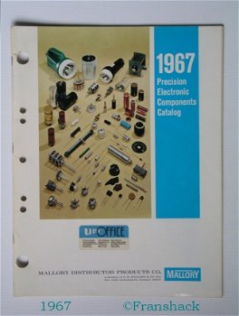 [1967] Precision Electronic Components Catalog 1967 Malllory - 1