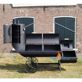 Premium Oklahoma Country Smoker zware kwaliteit 21 inch! - 4