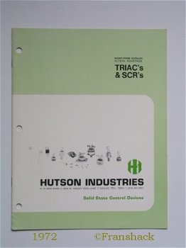[1972] Triac & SCR 's Short-Form Catalog, Hutson - 1