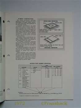 [1972] Triac & SCR 's Short-Form Catalog, Hutson - 2