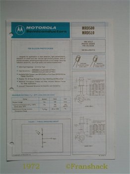 [1972] Datasheet MRD500 en 510, Motorola - 1