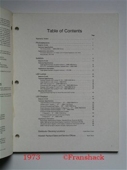 [1973] Display and Optoelectronics Designer's Catalog, HP - 2