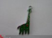 Geëmailleerde bedel - giraffe - 1 - Thumbnail