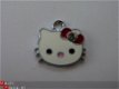 Geëmailleerde bedel - Hello Kitty (met strass) - 1 - Thumbnail