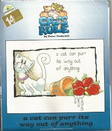 Sale Heritage Peter Underhill A Cat can purr Cats Rule