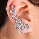 New Retro Crystal Butterfly Flower Ear Cuff Stud Wrap Earring For Right Ear BF2U, €1.05 - 1 - Thumbnail