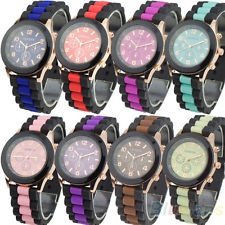 Hot Novelty Geneva Silicone Band Jelly Gel Quartz Analog Sports Wrist Watch BF4U, €2.35