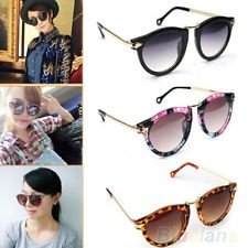 Fashion Round Glass Retro Womens Sunglasses Plastic Frame Arrow Eyewear BF4U, €3.05 - 1