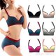 Racerback Stretch Yoga Athletic Sports Bras Crop Padded Bra Tops Sets Gift BF4U, €4.76 - 1 - Thumbnail