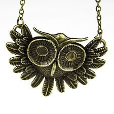 Interesting Charismatic Fashion Vintage Big Eyes Owl Pendant Necklace Clearance, €0.99