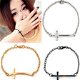 Hot Fashion Golden Black Silver Korean Fashion Metal Cross Simple Bracelet BF4U, €0.99 - 1 - Thumbnail