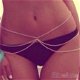 Three Rows Women Beach Gold Plated Bikini Body Chain Waist Belt Link Jewelry BF4, €1.20 - 1 - Thumbnail