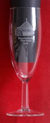 Drinkglas Noorderkerk Drachten 1988