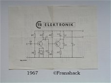 [1967] FM 4, FM-Sender, Block-Modul Schaltbild, CTR-Nürnberg