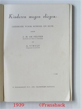 [1939] Kinderen mogen vliegen, J. de Feijter ea, Noordhoff - 2