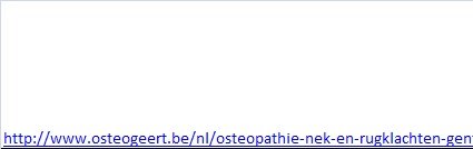 Osteopathie nek en rugklachten Gent - 2