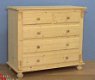 massief houten LADEN COMMODE - 1 - Thumbnail