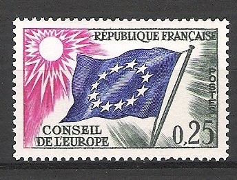 Frankrijk 1963-71 Conseil de l'Europe postfris S28 - 1