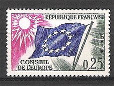 Frankrijk 1963-71 Conseil de l'Europe postfris S28