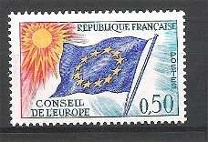 Frankrijk 1963-71 Conseil de l'Europe postfris S33
