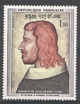 Frankrijk 1964 6e Cent. de la mort de Jean II le Bon postfris - 1