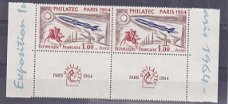 Frankrijk 1964 Philatec Expo Paris paar postfris