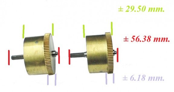 === Veer trommel = zonder veer = gebruikt === 25057 - 2