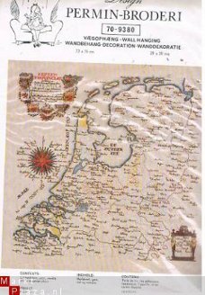 Permin Landkaart Hollandia om af te maken .70-9380