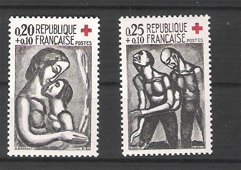 Frankrijk 1961 Croix-rouge postfris - 1