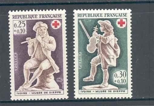 Frankrijk 1967 Croix-Rouge postfris - 1