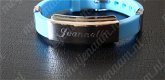 Armband met naam en verstelbare band, wij graveren deze armband gratis - 3 - Thumbnail