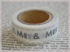 Masking tape Mr & Mrs