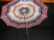 Vintage dames paraplu met rozen - 3 - Thumbnail