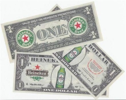 Heineken Dollarbiljetten - 1