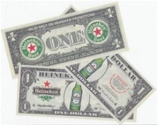 Heineken Dollarbiljetten