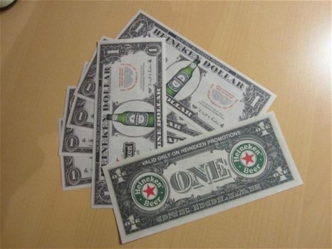 Heineken Dollarbiljetten - 2