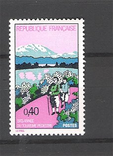 Frankrijk 1972 Annee Tourisme Pedestre postfris