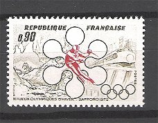 Frankrijk 1972 Jeux Olympiques Sapporo postfris