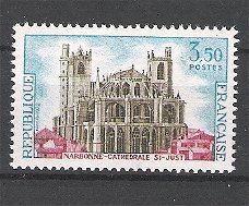 Frankrijk 1972 Narbonne, Cathedrale Saint-Just postfris